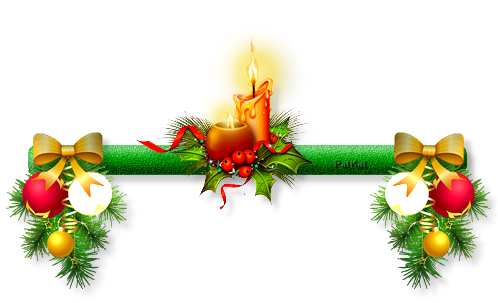 Barre de séparation pour noël.